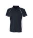 Unisex Adult Team Polo Shirt Navy White Finden & Hales-1
