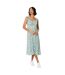 Robe mi-longue femme vert de gris Dorothy Perkins