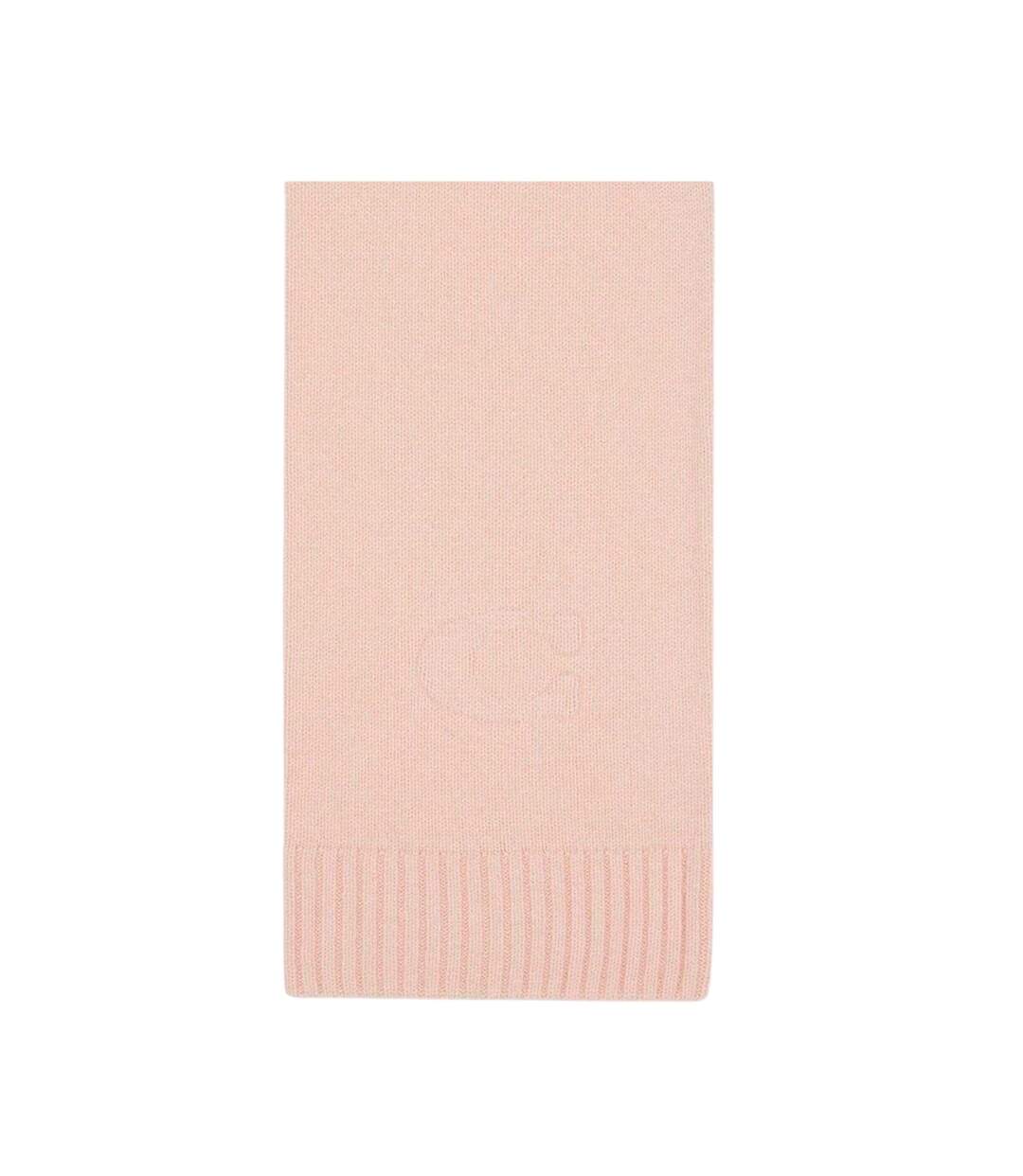 Embossed Knitted Winter Scarf One Size Peach Coach-2
