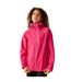 Veste imperméable birchdale femme rose fluo / blanc Regatta