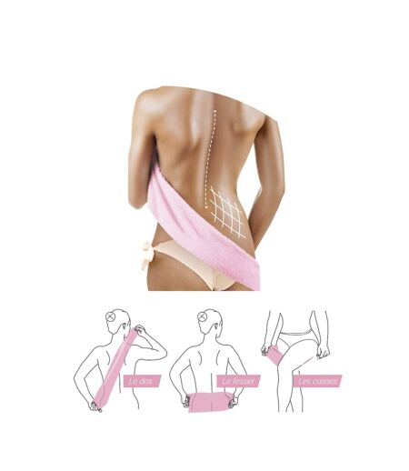Bande Exfoliante Stretch 19x37cm Rose
