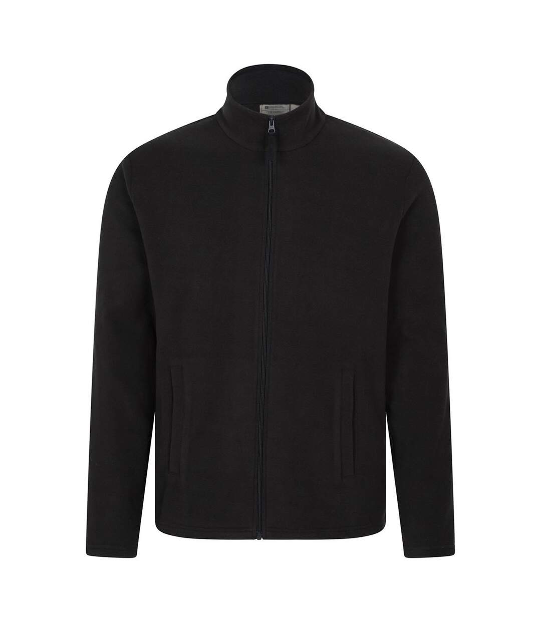 Mens Raso Full Zip Fleece Top Black Mountain Warehouse-2