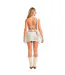 Womens/ladies Distressed Crochet Mini Skirt White Missy Empire-2