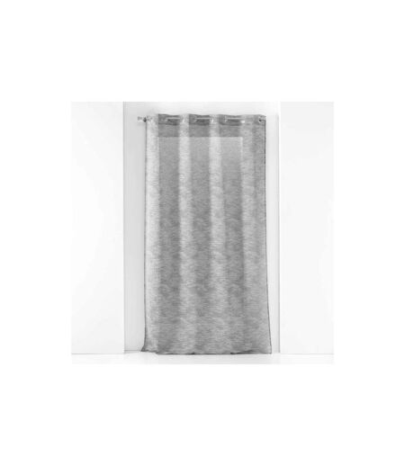 Rideau Voilage à Œillets Zebra 140x240cm Anthracite