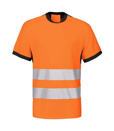 Projob Mens Functional Hi-Vis T-Shirt (Orange/Gray) - UTUB763