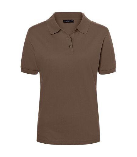 Polo Classic Femme Marron James And Nicholson