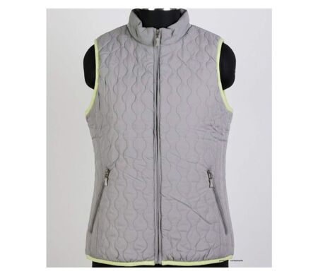 AXXANO AH1170G - Gilet sans manches gris et anis en polyester pour une isolation légère