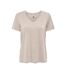 T-Shirt beige femme only free life - s-1