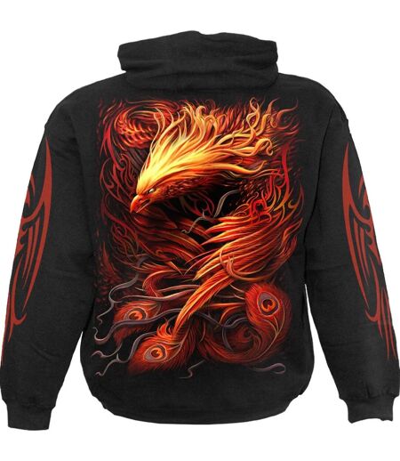 Sweat à capuche phoenix arisen adulte noir Spiral Direct