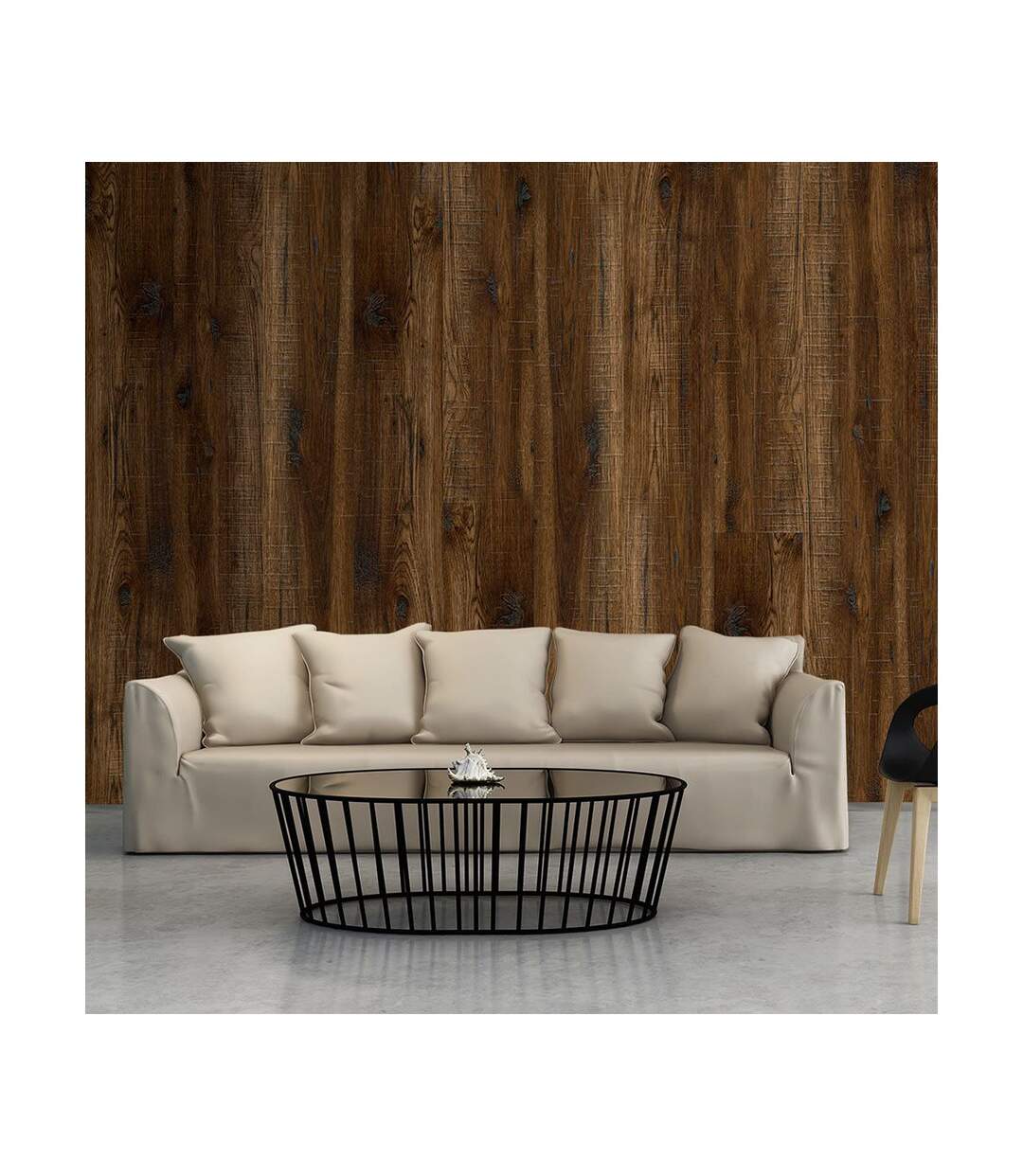 Papier Peint Dark Wood 50x1000cm-1