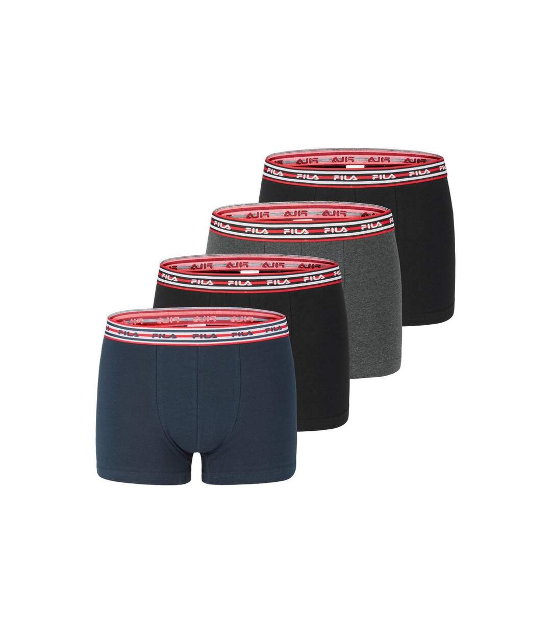 Lot de 4 boxers homme en coton FU5166 Fila