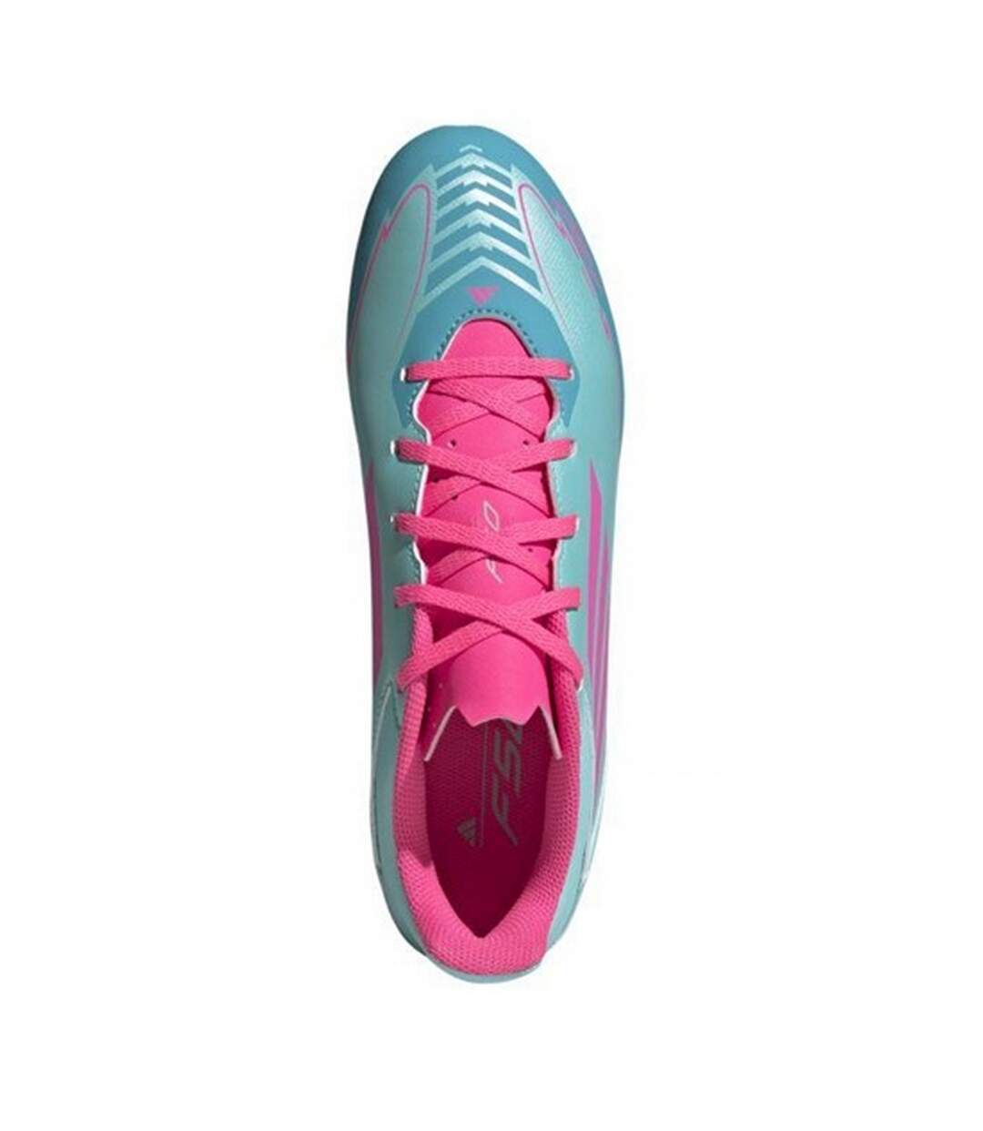 Chaussures De Foot Pour Terrain Ferme Style Lionel Messi F50 Club Homme Bleu Rose Adidas-3
