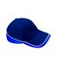 Casquette teamwear competition bleu marine / bleu roi vif / blanc Beechfield