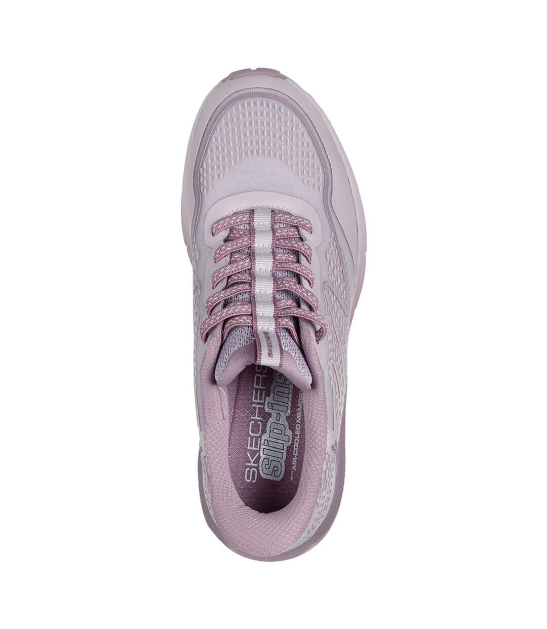 Womens/ladies Switch Back Mist Hiking Shoes Pink Grey Skechers-4