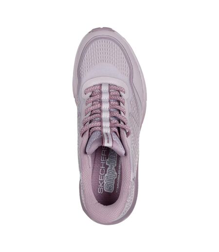 Womens/ladies Switch Back Mist Hiking Shoes Pink Grey Skechers