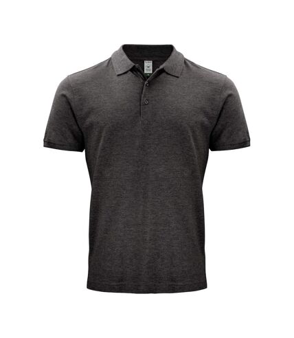 Mens classic polo shirt anthracite melange Clique