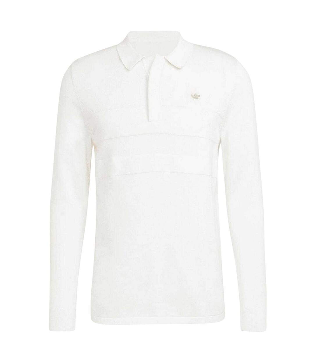 Polo Manches Longues Originals Premium Homme Blanc Cassé Adidas-2
