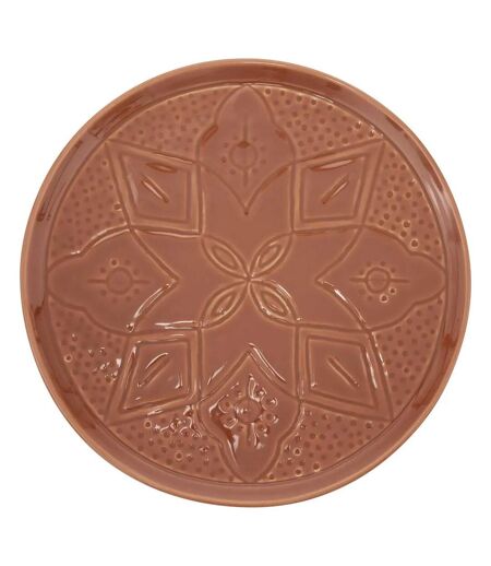 Lot de 6 Assiettes Plates Sienna 27cm Terracotta