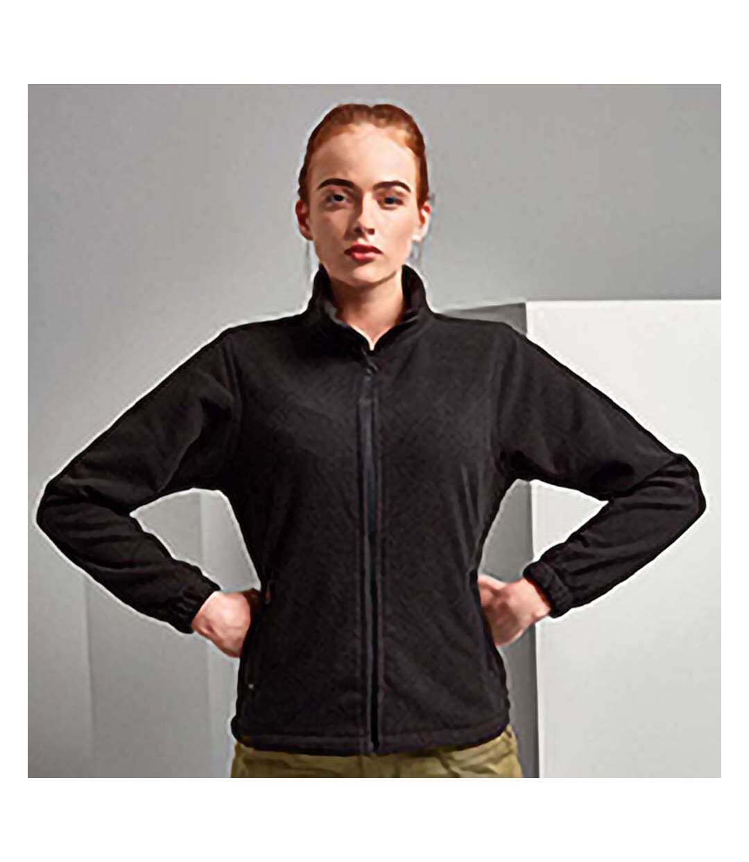 Veste en polaire femme noir 2786-2