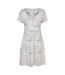 Womens Lightweight Short-sleeved Dress Beige Mountain Warehouse-2