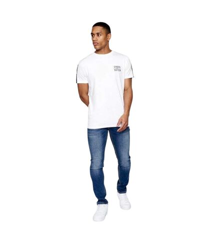 T-shirt tugford homme blanc Crosshatch Crosshatch