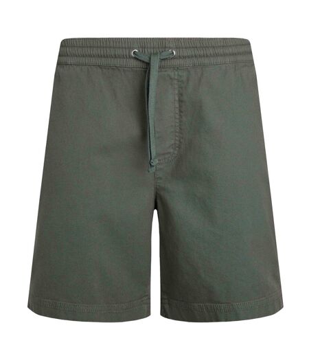 Mens weston canvas shorts army green Weird Fish
