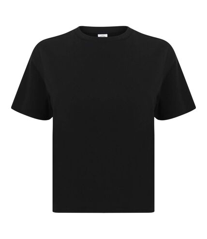 Skinni Fit - T-shirt court BOXY - Femme (Noir) - UTPC3560
