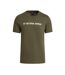 T-shirt kaki/blanc foncé homme g-star raw gd25950-1