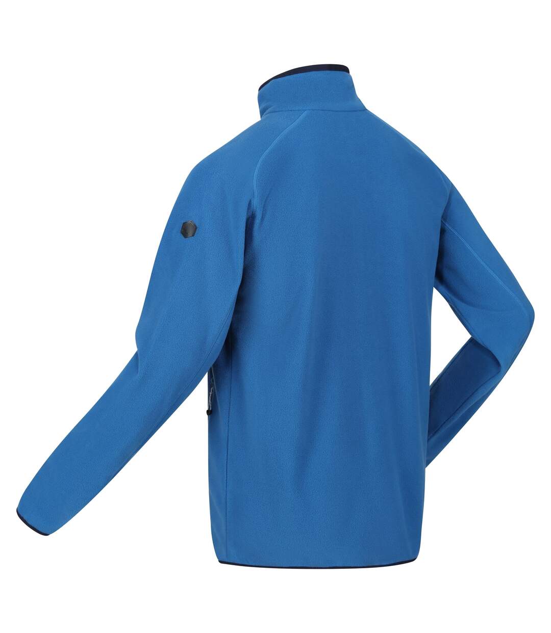Mens Hadfield Full Zip Fleece Jacket Snorkel Blue Regatta-4