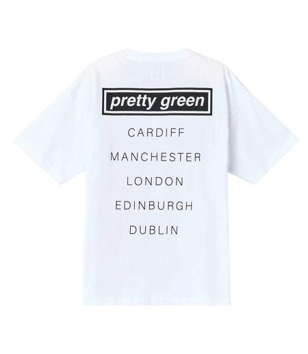 T-shirt Live Forever Homme Blanc Pretty Green