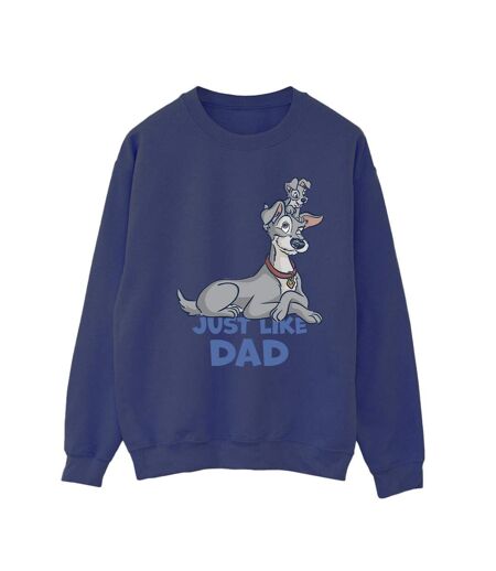 Disney - Sweat LADY AND THE TRAMP JUST LIKE DAD - Femme (Bleu marine) - UTBI23221