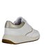 Womens/ladies cristael trainers white/gold Geox