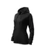 Womens/ladies Trendy Hoodie Black Malfini-3