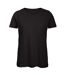 T-shirt Ras Du Cou En Coton Biologique Noir B&C Womens/Ladies Favourite-1