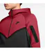 Veste À Capuche Motif/style Chevron Tech Homme Rouge Noir Nike-3