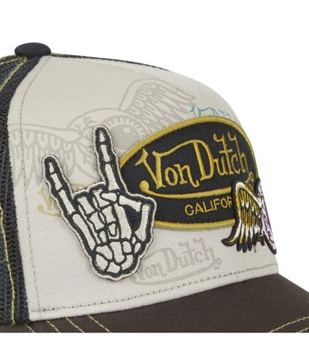 Casquettes homme trucker avec filet et patchs Von Dutch Vondutch