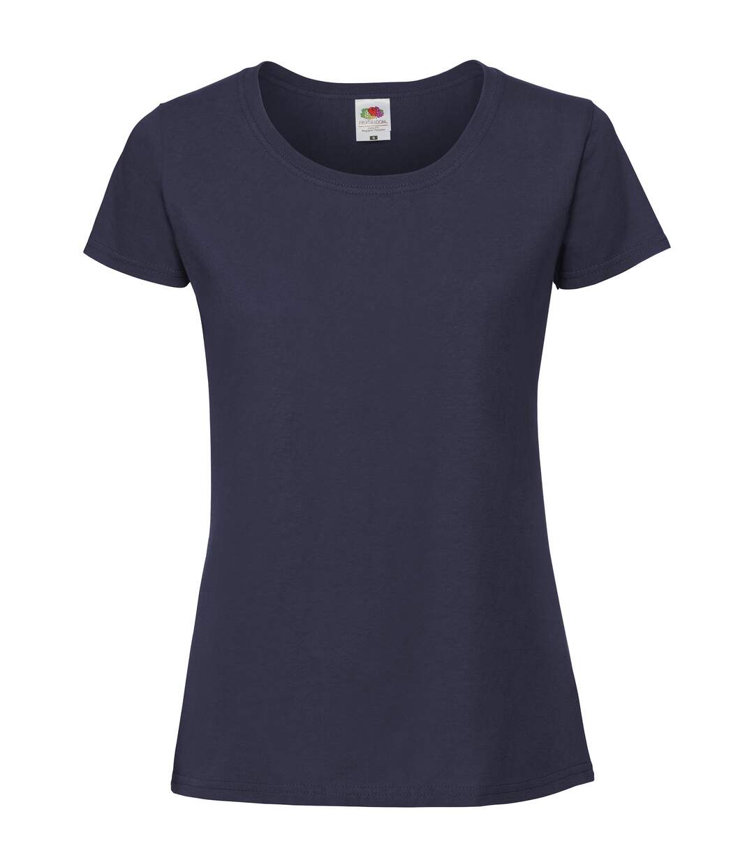 T-shirt ajusté femmes bleu marine Fruit of the Loom-1