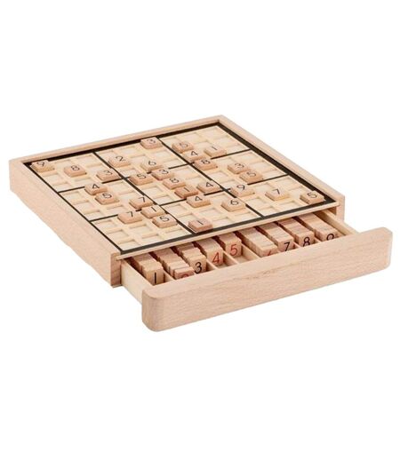 Sudoku wooden board game 3.1cm x 22.5cm x 23.5cm wood MidOcean