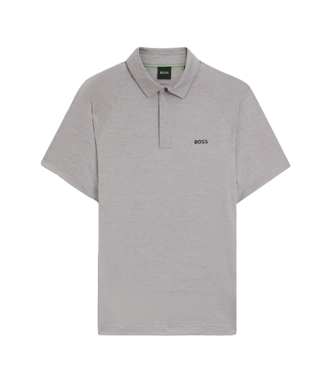 Mens Performance Slim Polo Shirt Grey Boss-2