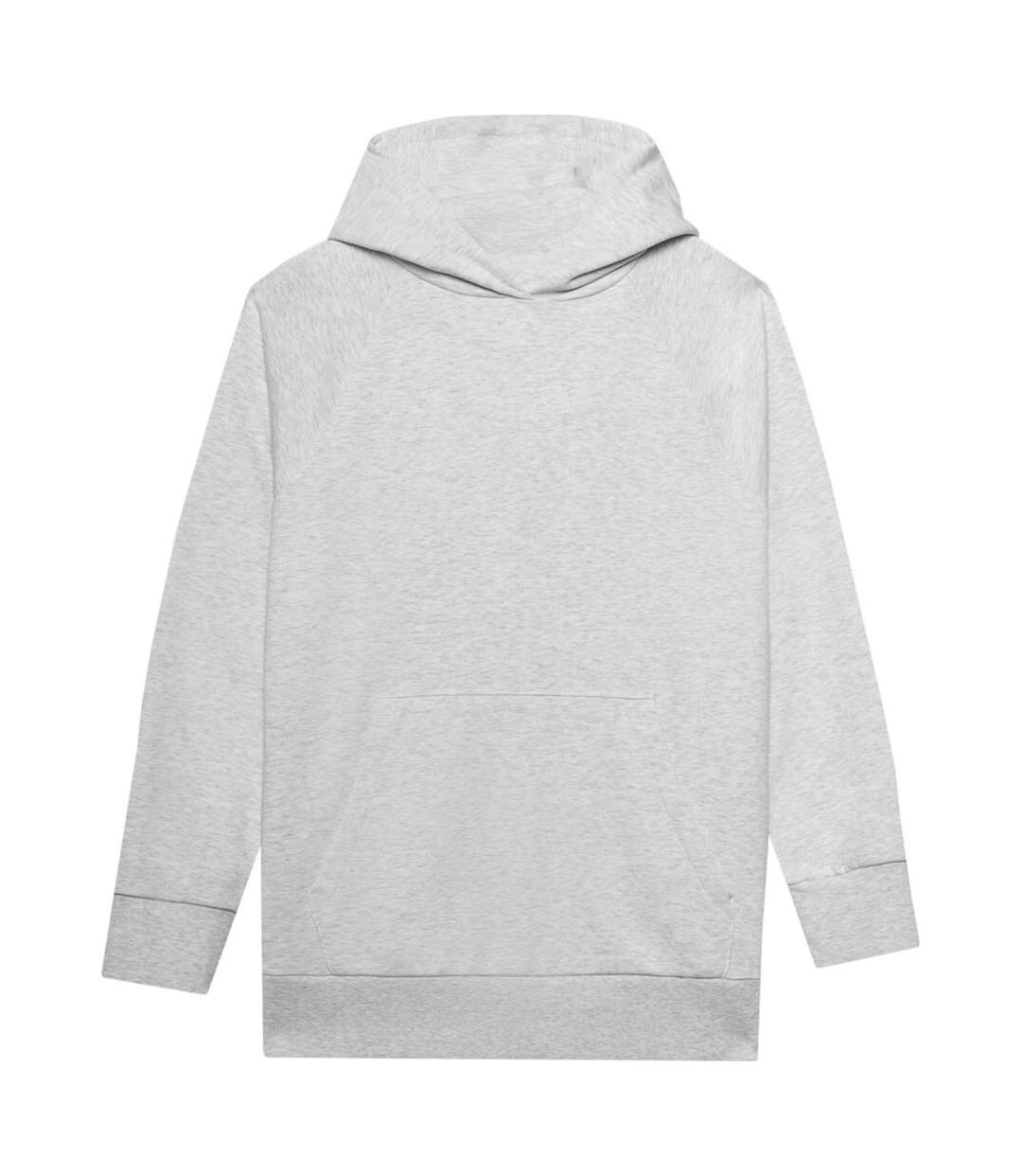 Sweat À Capuche F0955 Femme Gris Argenté 4F-2