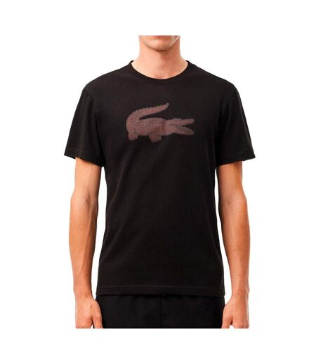 T-shirt noir homme lacoste th2042