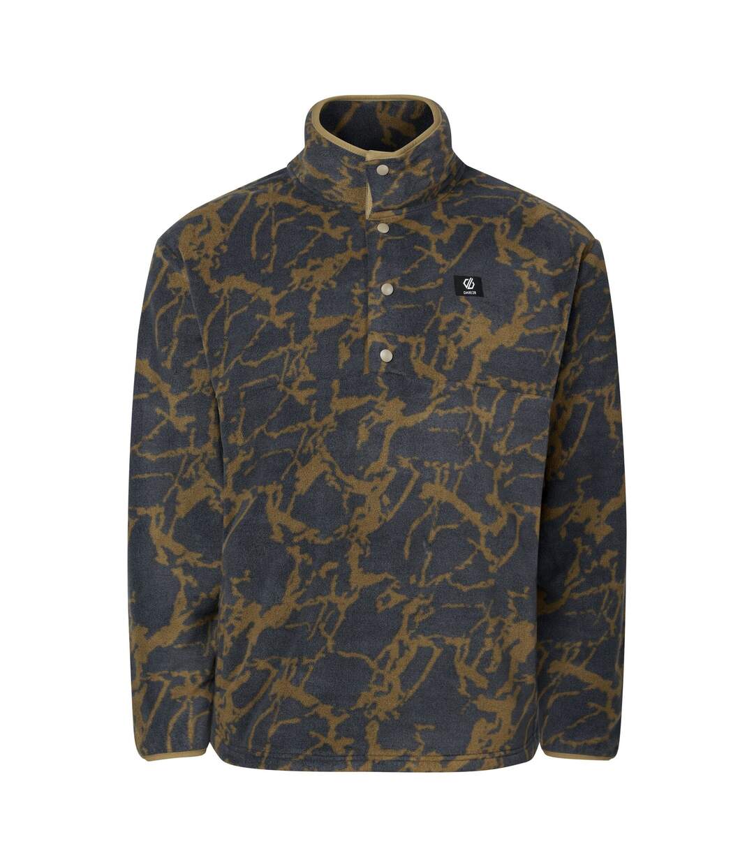 Veste Polaire Motif/style Effet Craquelé Homme Kaki Dare 2B-2