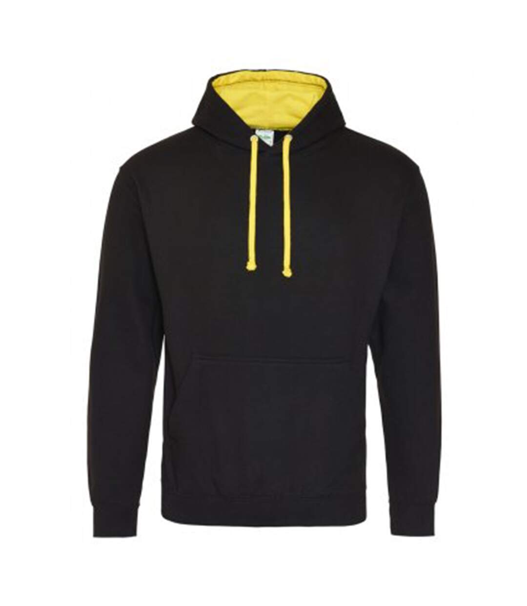 Sweatshirt varsity homme noir / jaune Awdis