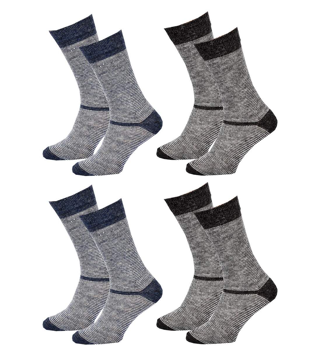 Chaussettes Homme WINTER SOCKS Pack de 4 Paires 0532 LAINE ALPAGA