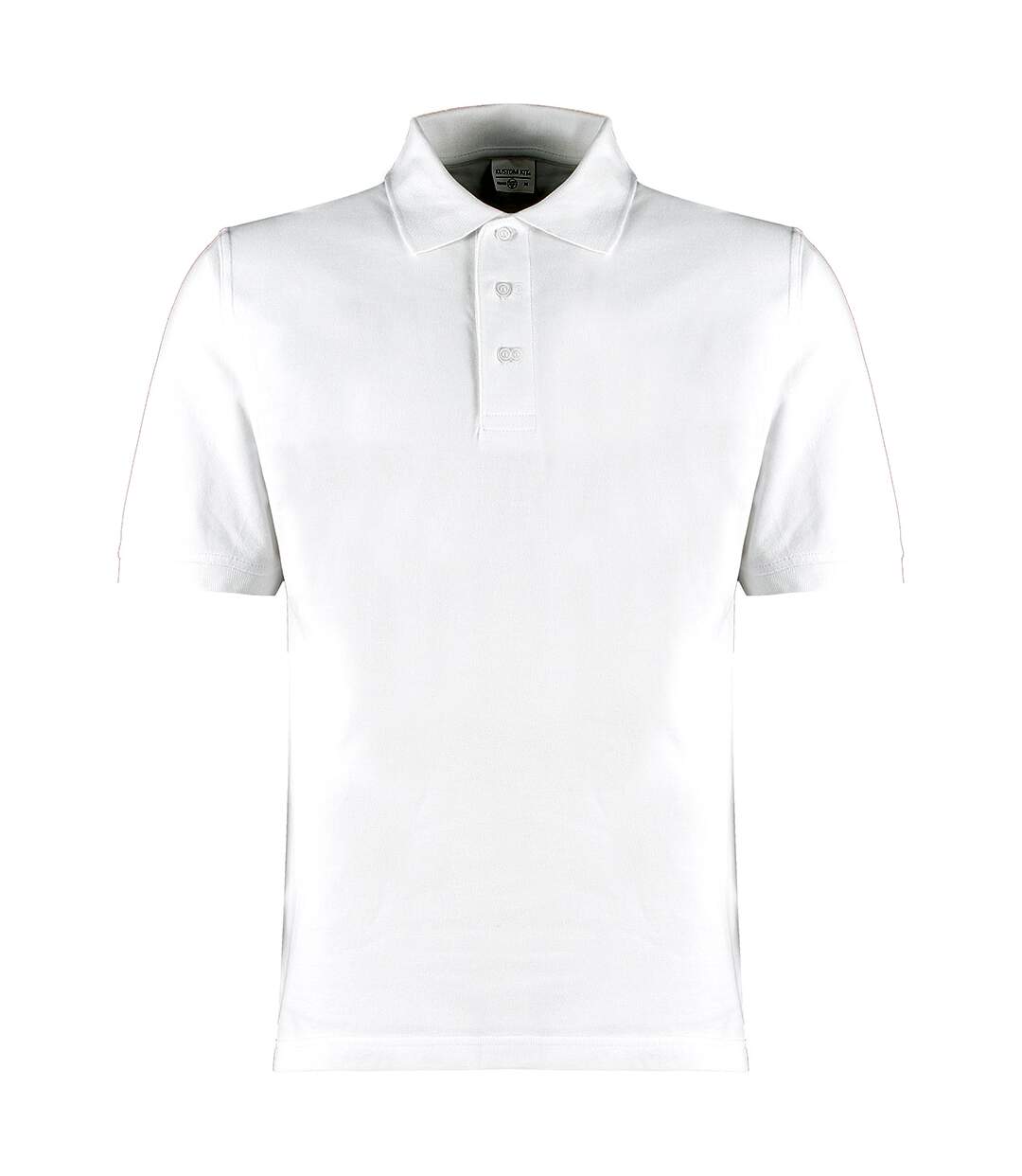 Mens polo shirt white Kustom Kit