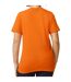 Unisex adult plain dryblend t-shirt safety orange Gildan