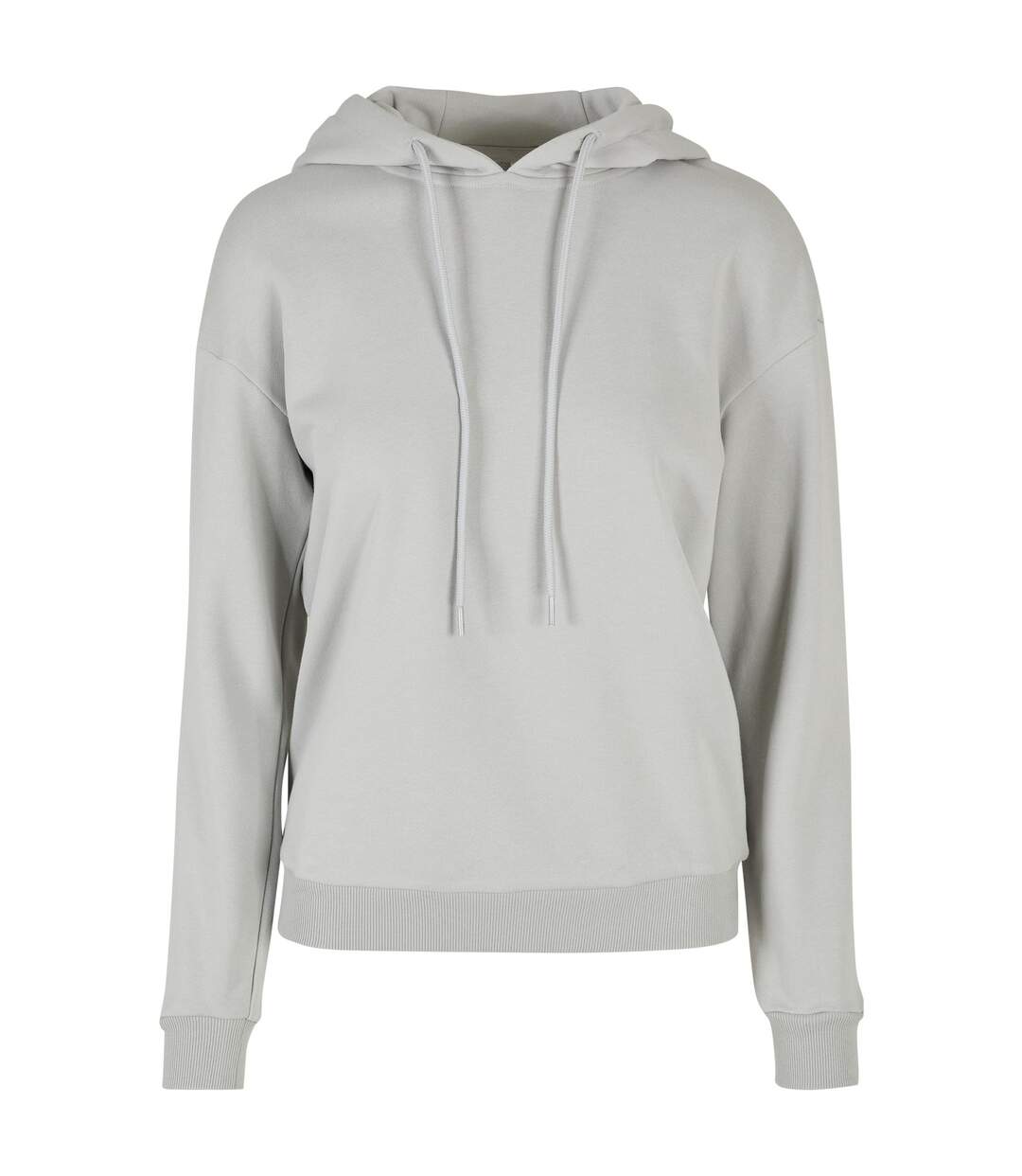 Sweat À Capuche Everyday Femme Gris Pâle Build Your Brand-1