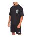 T-shirt Paradise Gardens Homme Noir Rose London-3