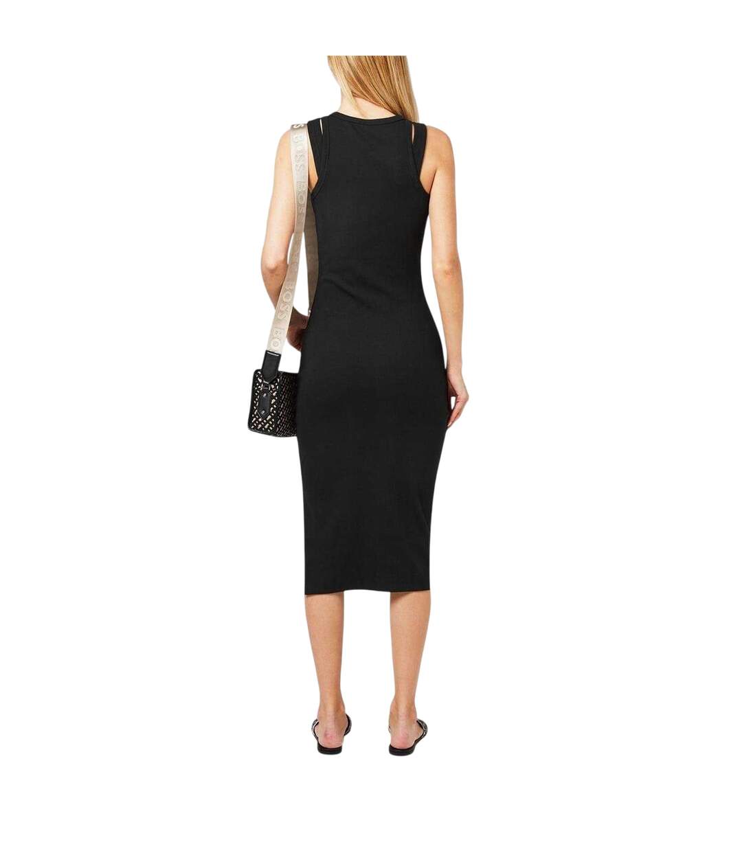 Robe Longue Femme Noir Boss-2