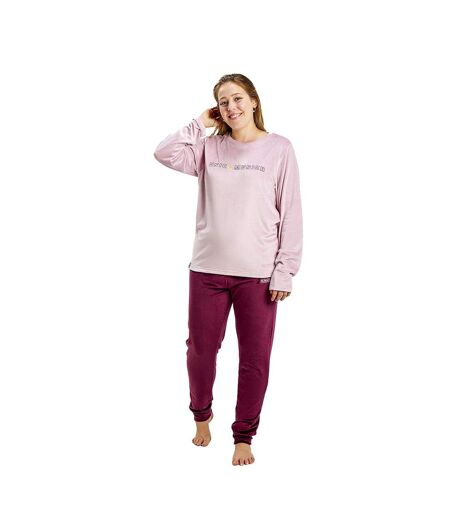 Winter pajamas long sleeve velvet MU5 women